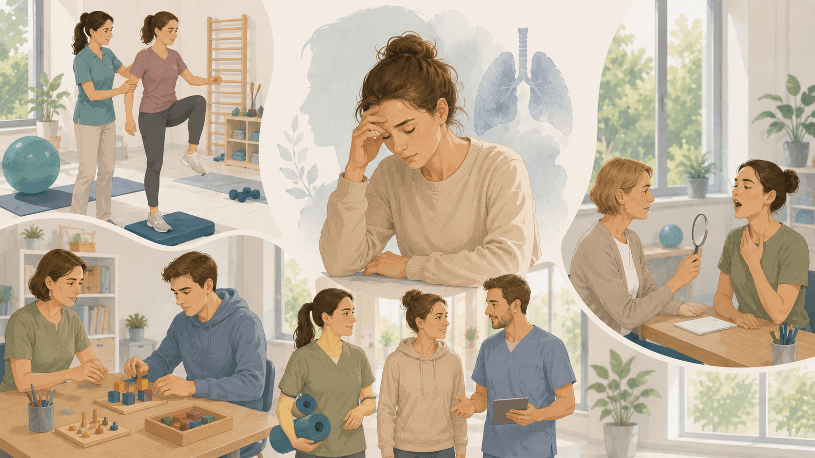 Long Covid: Symptome, Therapieansätze und interdisziplinäre Behandlung in Ergo-, Physio- und Logopädie